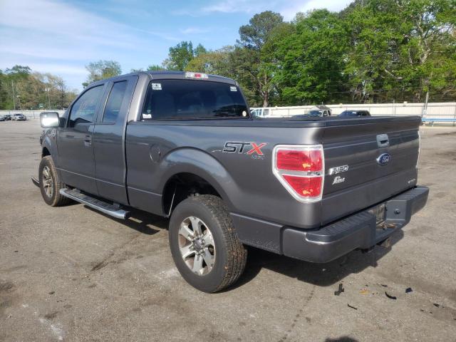 1FTFX1EF2EFC62289 - 2014 FORD F150 SUPER CAB GRAY photo 2