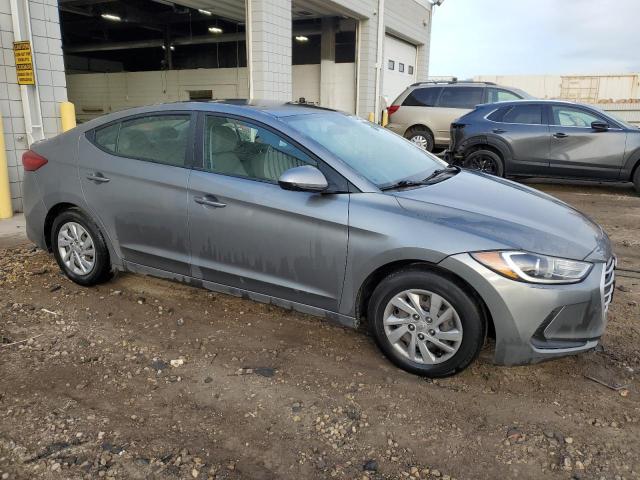 KMHD74LF7JU524014 - 2018 HYUNDAI ELANTRA SE GRAY photo 4