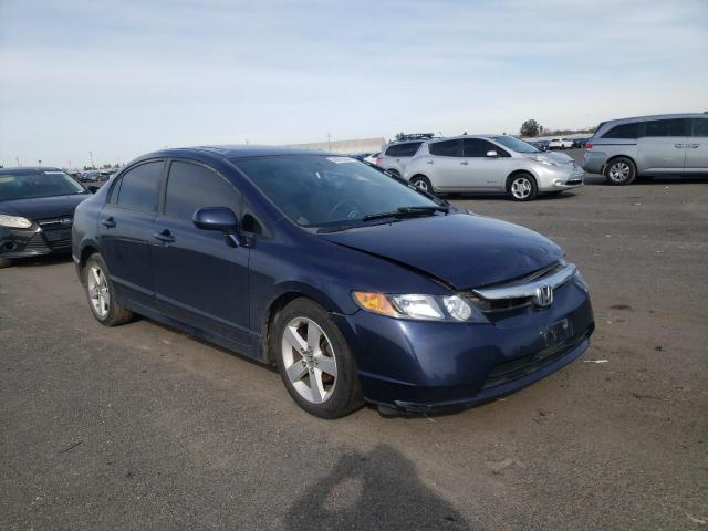 JHMFA168X7S003740 - 2007 HONDA CIVIC EX BLUE photo 4