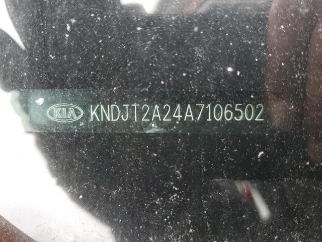 KNDJT2A24A7106502 - 2010 KIA SOUL + GREEN photo 12