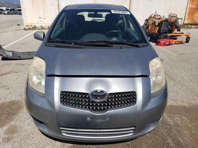 JTDJT923485141191 - 2008 TOYOTA YARIS GRAY photo 5