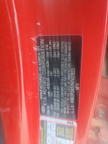 KNDJP3A57H7417615 - 2017 KIA SOUL + RED photo 13
