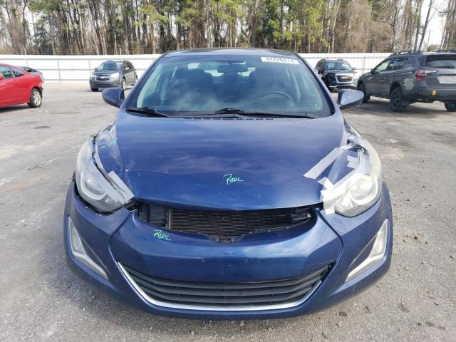 5NPDH4AE1FH583699 - 2015 HYUNDAI ELANTRA SE BLUE photo 5