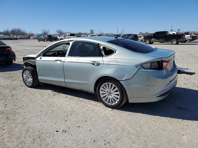 3FA6P0LU5DR172122 - 2013 FORD FUSION SE HYBRID BLUE photo 2