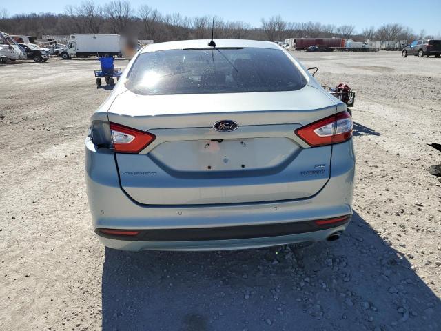 3FA6P0LU5DR172122 - 2013 FORD FUSION SE HYBRID BLUE photo 6