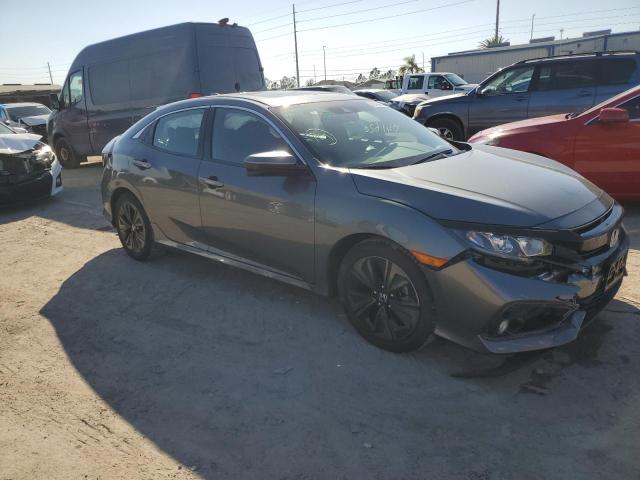 SHHFK7H67KU419424 - 2019 HONDA CIVIC EX GRAY photo 4