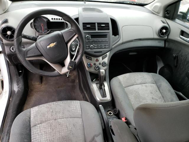 1G1JA6SH1C4228389 - 2012 CHEVROLET SONIC LS WHITE photo 8