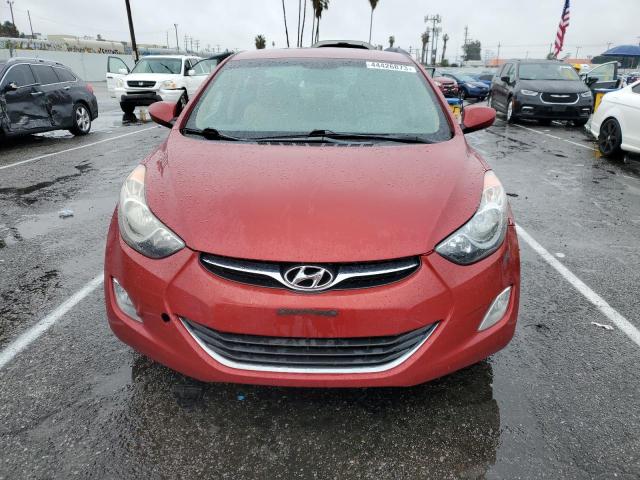 KMHDH4AE4DU666512 - 2013 HYUNDAI ELANTRA GLS RED photo 5