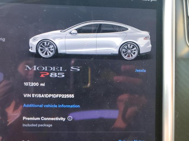 5YJSA1DP1DFP22555 - 2013 TESLA MODEL S 银色 照片 9