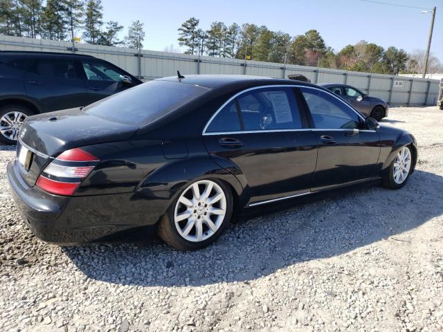 WDDNG71X27A047790 - 2007 MERCEDES-BENZ S 550 BLACK photo 3