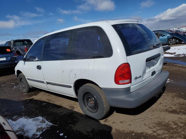 2P4FP2536XR348417 - 1999 PLYMOUTH VOYAGER WHITE photo 2