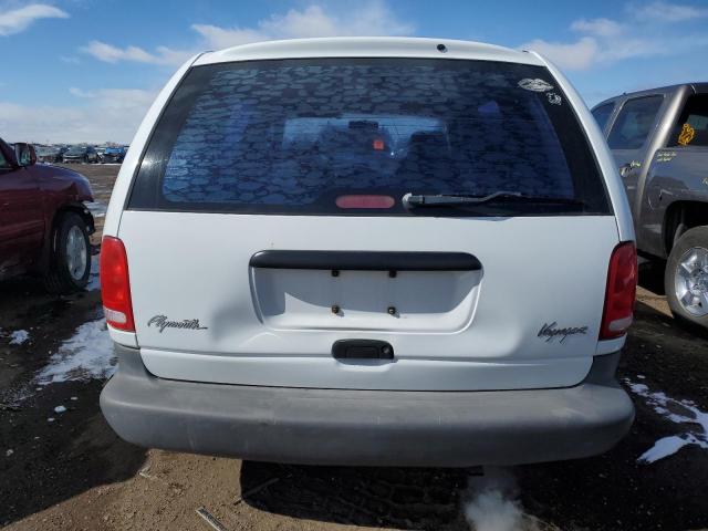 2P4FP2536XR348417 - 1999 PLYMOUTH VOYAGER WHITE photo 6