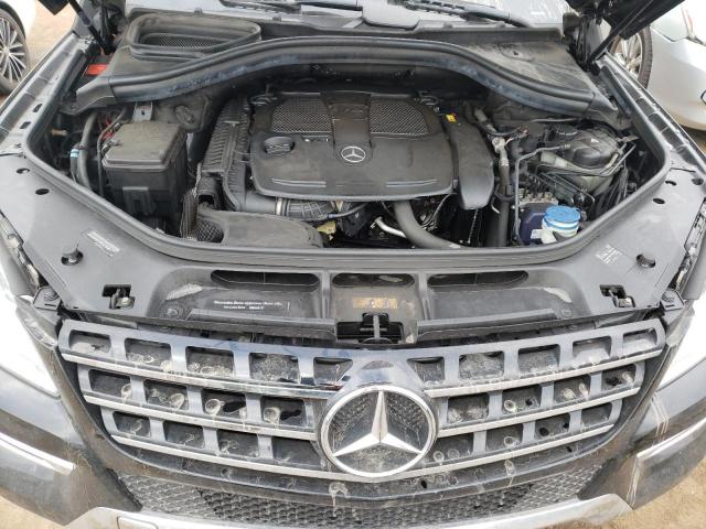4JGDA5HB3EA347188 - 2014 MERCEDES-BENZ ML 350 4MATIC BLACK photo 12