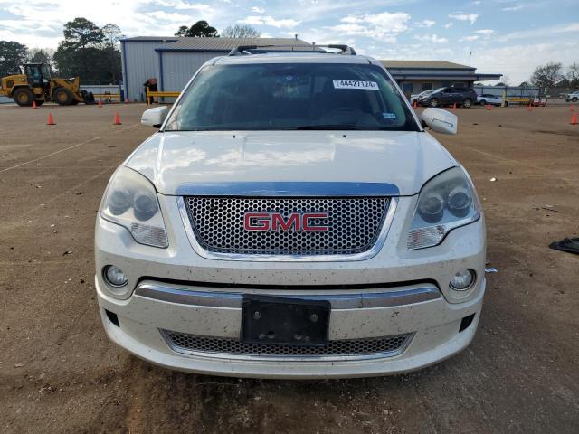 1GKKVTED0CJ280383 - 2012 GMC ACADIA DENALI WHITE photo 5