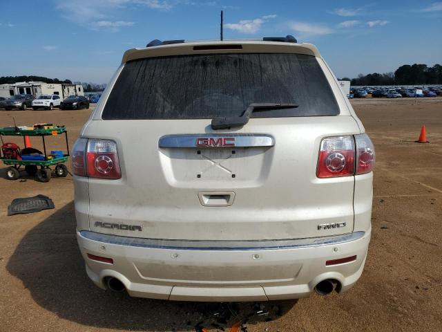 1GKKVTED0CJ280383 - 2012 GMC ACADIA DENALI WHITE photo 6