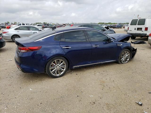 5XXGV4L2XJG208083 - 2018 KIA OPTIMA SXL BLUE photo 3