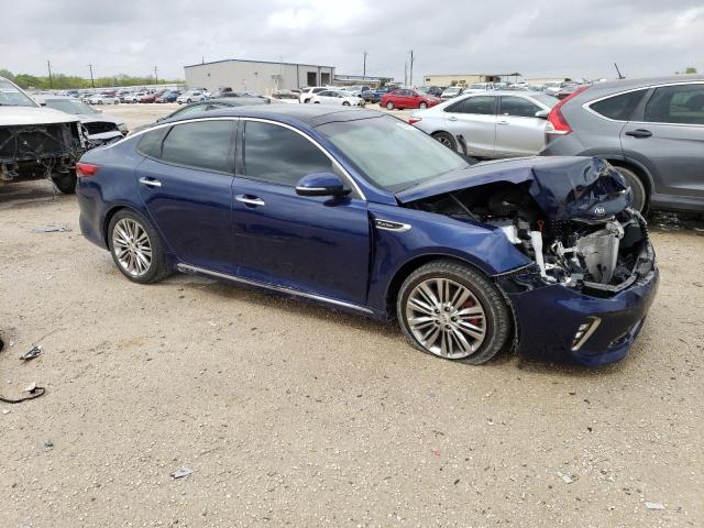 5XXGV4L2XJG208083 - 2018 KIA OPTIMA SXL BLUE photo 4