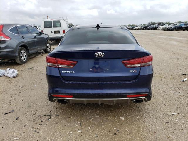 5XXGV4L2XJG208083 - 2018 KIA OPTIMA SXL BLUE photo 6