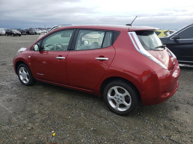 JN1AZ0CPXCT025416 - 2012 NISSAN LEAF SV RED photo 2