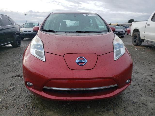 JN1AZ0CPXCT025416 - 2012 NISSAN LEAF SV RED photo 5