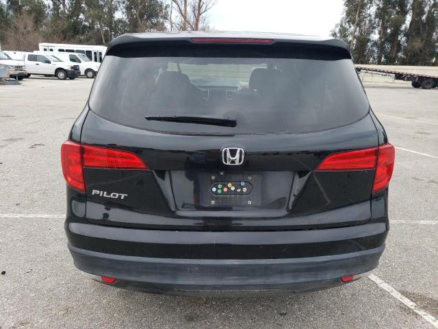 5FNYF5H16GB018719 - 2016 HONDA PILOT LX BLACK photo 6