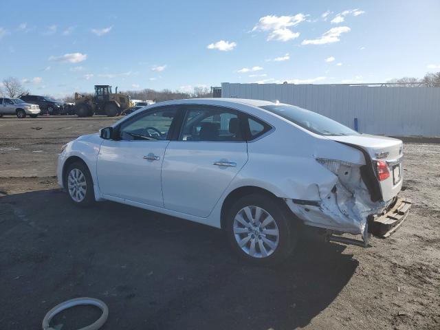 3N1AB7AP8GY294379 - 2016 NISSAN SENTRA S WHITE photo 2