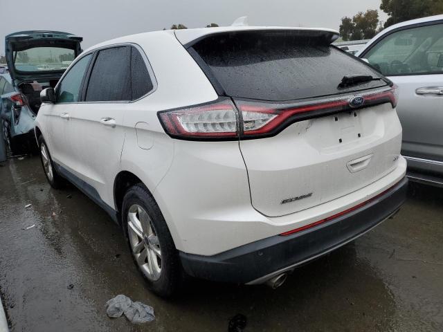 2FMTK3J83FBC27036 - 2015 FORD EDGE SEL WHITE photo 2