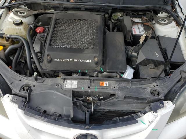 JM1BK34M891248909 - 2009 MAZDA SPEED 3 WHITE photo 11