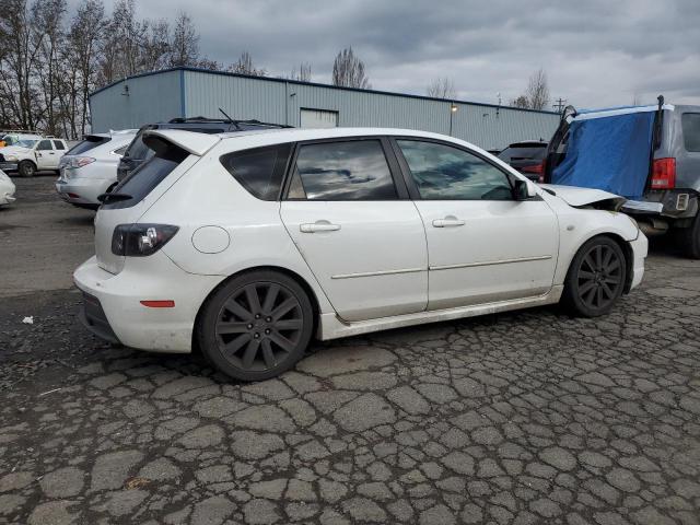 JM1BK34M891248909 - 2009 MAZDA SPEED 3 WHITE photo 3