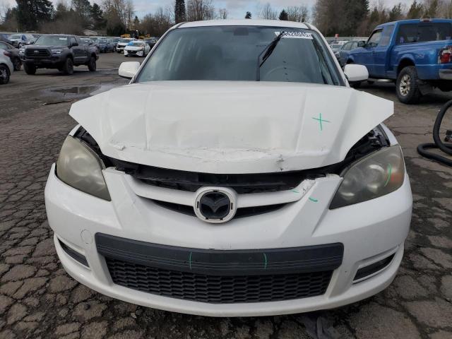 JM1BK34M891248909 - 2009 MAZDA SPEED 3 WHITE photo 5