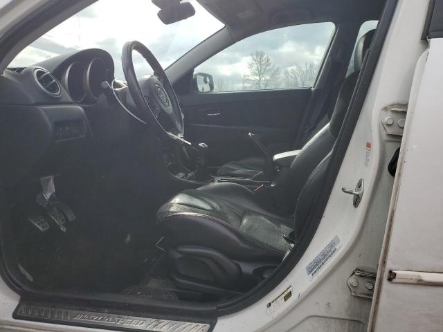 JM1BK34M891248909 - 2009 MAZDA SPEED 3 WHITE photo 7