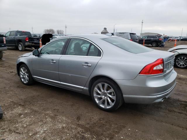 YV1902AH7E1178930 - 2014 VOLVO S80 T6 SILVER photo 2