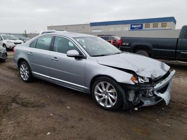 YV1902AH7E1178930 - 2014 VOLVO S80 T6 SILVER photo 4