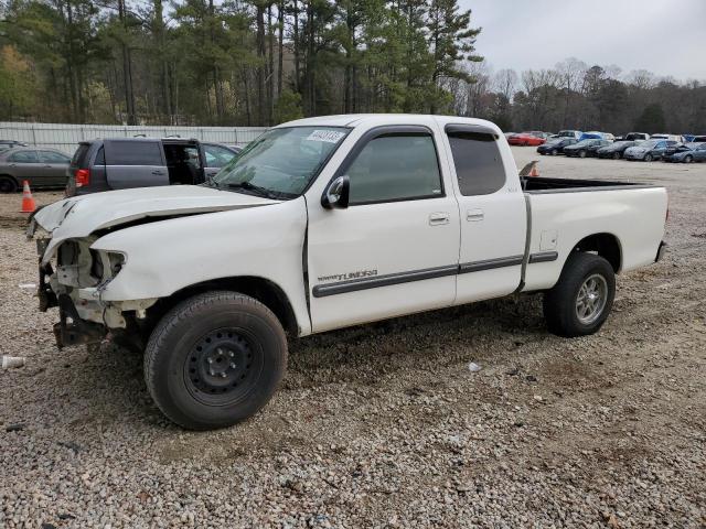 5TBRN34102S266494 - 2002 TOYOTA TUNDRA ACCESS CAB SR5 WHITE photo 1