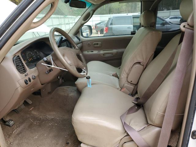 5TBRN34102S266494 - 2002 TOYOTA TUNDRA ACCESS CAB SR5 WHITE photo 7