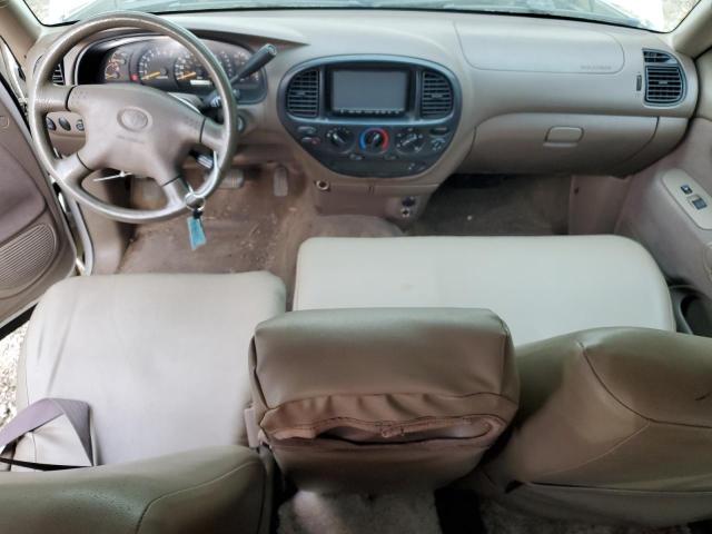 5TBRN34102S266494 - 2002 TOYOTA TUNDRA ACCESS CAB SR5 WHITE photo 8