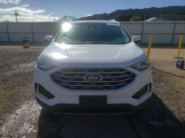 2FMPK3J91KBB81498 - 2019 FORD EDGE SEL WHITE photo 5