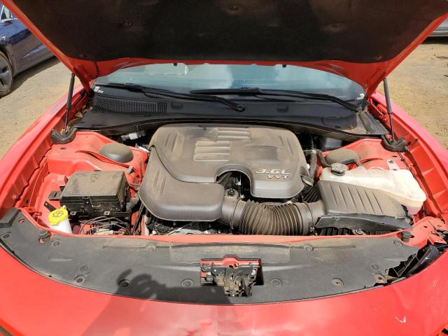 2C3CDXBG0NH200758 - 2022 DODGE CHARGER SXT RED photo 11