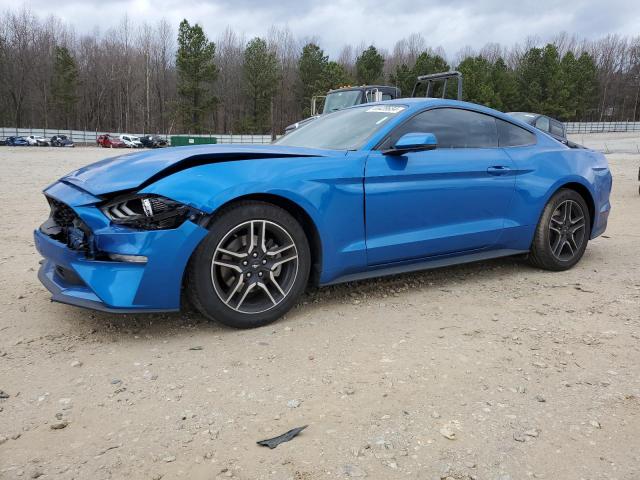 1FA6P8TH2K5156901 - 2019 FORD MUSTANG BLUE photo 1