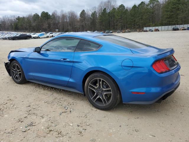 1FA6P8TH2K5156901 - 2019 FORD MUSTANG BLUE photo 2