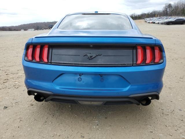 1FA6P8TH2K5156901 - 2019 FORD MUSTANG BLUE photo 6