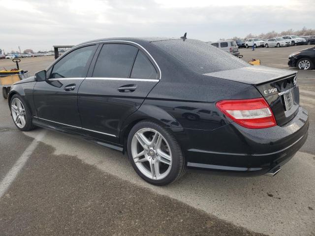 WDDGF5EB4BR164795 - 2011 MERCEDES-BENZ C 300 BLACK photo 2