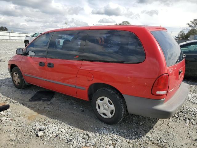 2B4GP243XXR350811 - 1999 DODGE GRAND CARA RED photo 2