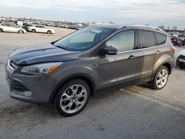 1FMCU0J95EUA94824 - 2014 FORD ESCAPE TITANIUM GRAY photo 1