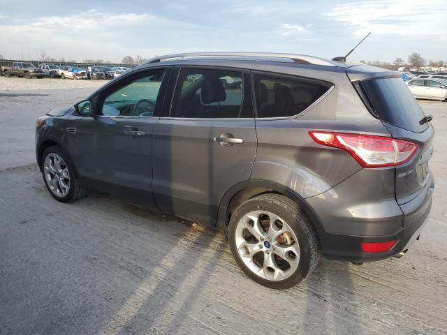 1FMCU0J95EUA94824 - 2014 FORD ESCAPE TITANIUM GRAY photo 2