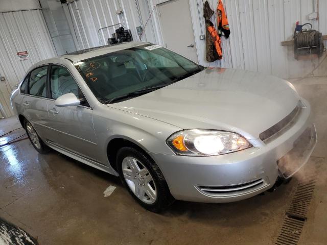 2G1WG5E38D1230071 - 2013 CHEVROLET IMPALA LT GRAY photo 4