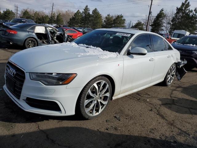 WAUHGAFC6DN144566 - 2013 AUDI A6 PRESTIGE WHITE photo 1