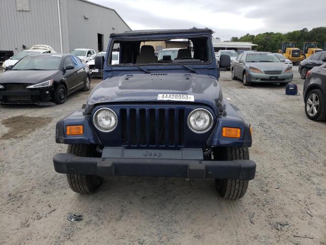 1J4FA39S66P713833 - 2006 JEEP WRANGLER X BLUE photo 5