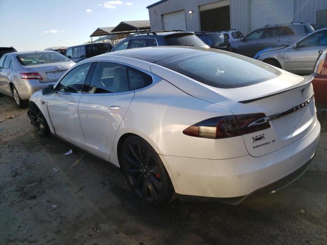 5YJSA1E40FF106501 - 2015 TESLA MODEL S Սպիտակ լուսանկար 2