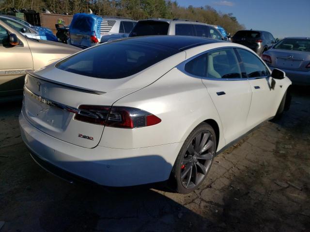 5YJSA1E40FF106501 - 2015 TESLA MODEL S Սպիտակ լուսանկար 3